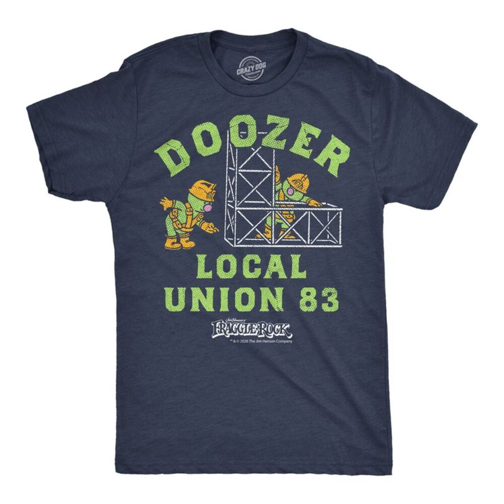 Mens T Shirt Doozer Local Union 83 Jim Henson's Fraggle Rock Tee